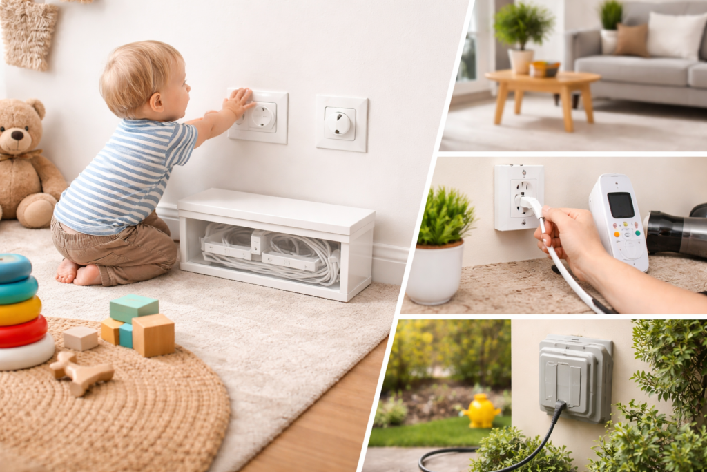 Childproofing electrical safety in the home