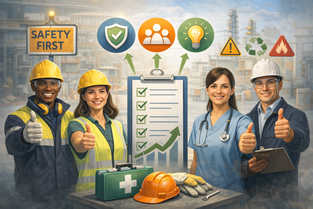 Workplace safety culture in action